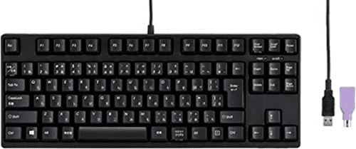 黒いキーボード