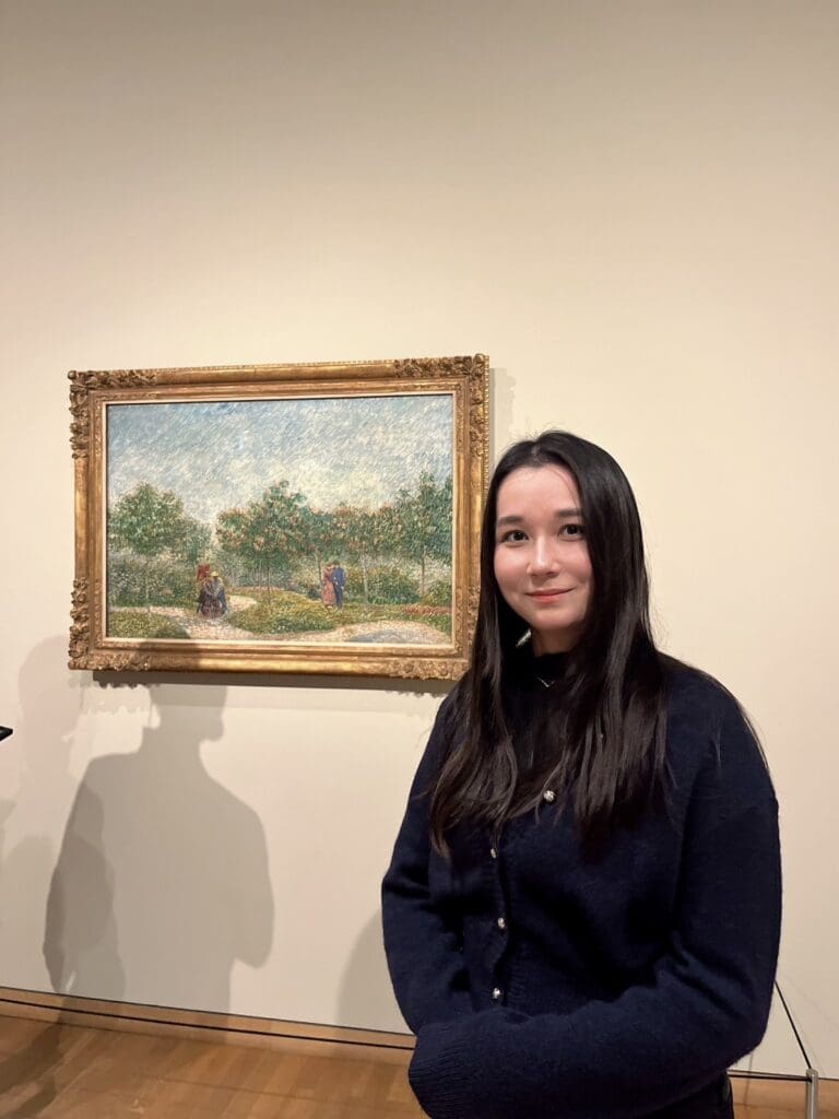 オランダにあるゴッホ美術館に行った時のものです。画家の中でも特にゴッホが好きで、何時間も彼の絵画を観ていました。