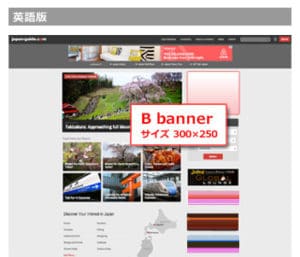 動画広告は従来の「バナー　B枠」に表示され、アクセスして最初に見られます