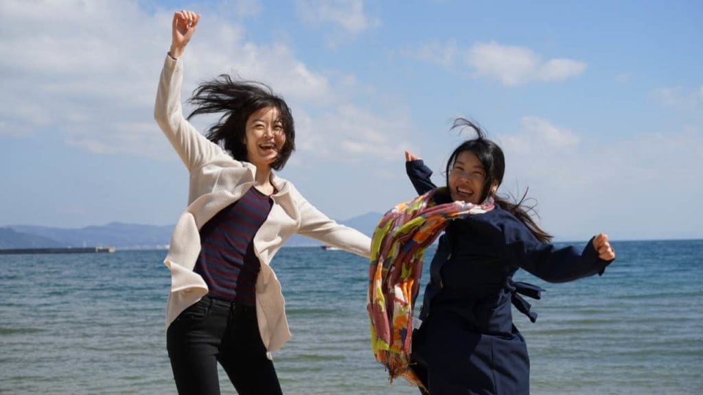 淡路島の海岸にて