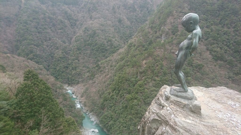 祖谷の小便小僧