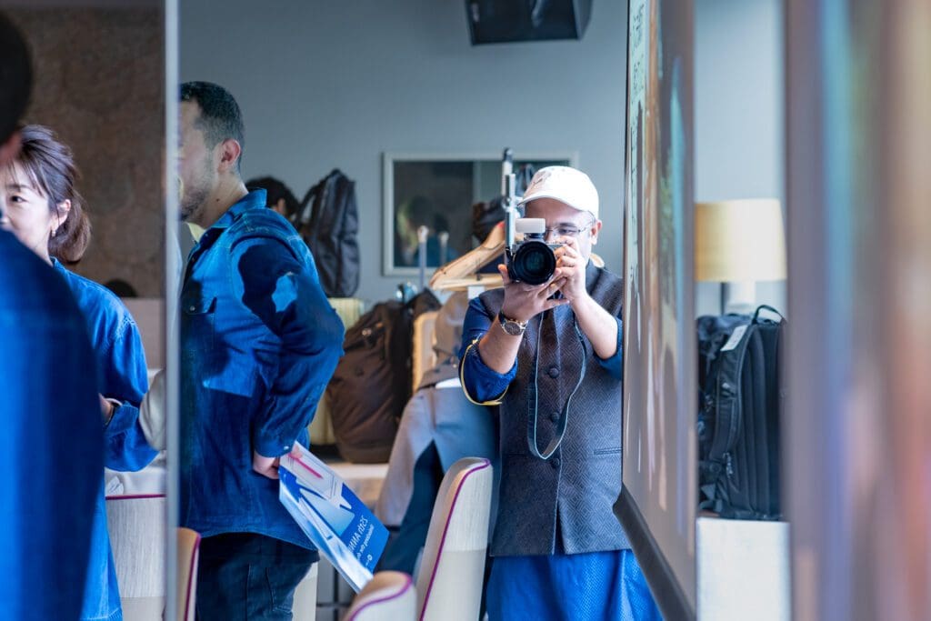 カメラマンとして活躍してくれたエンジニアのイフテカール