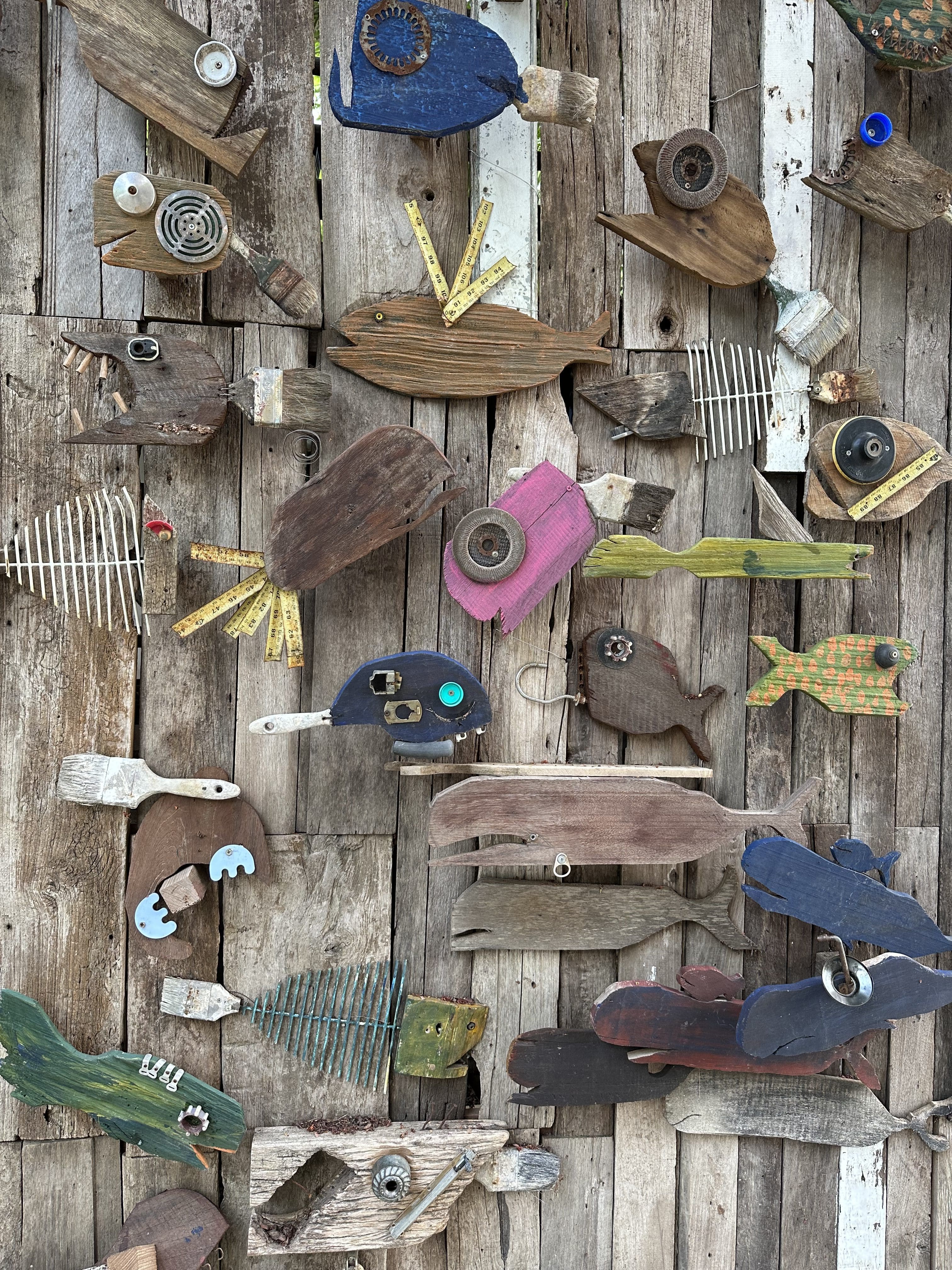 チャムチャー・マーケット内のボード