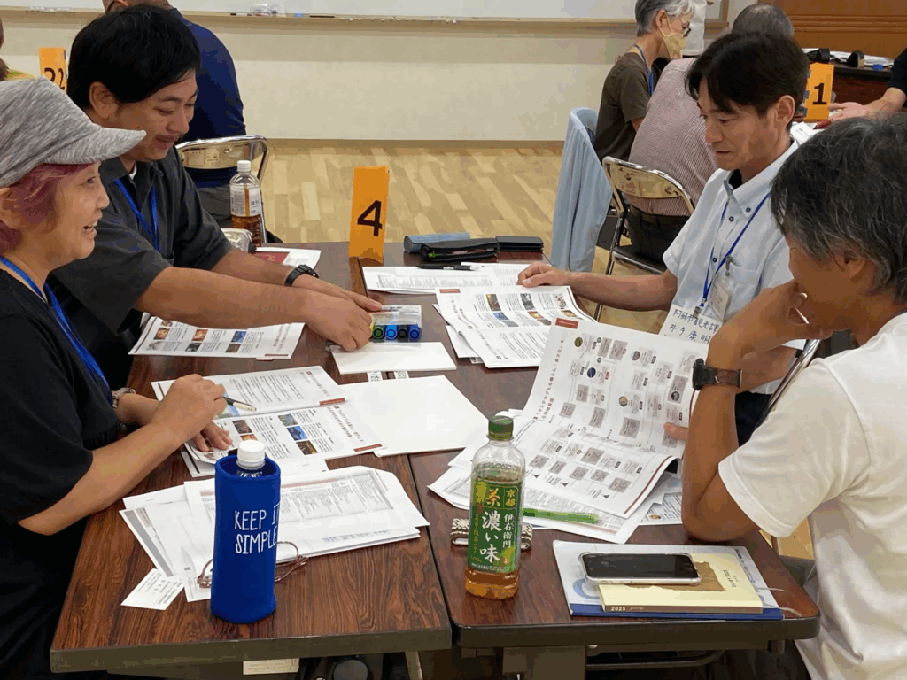 阿蘇エリアのワーキングの様子