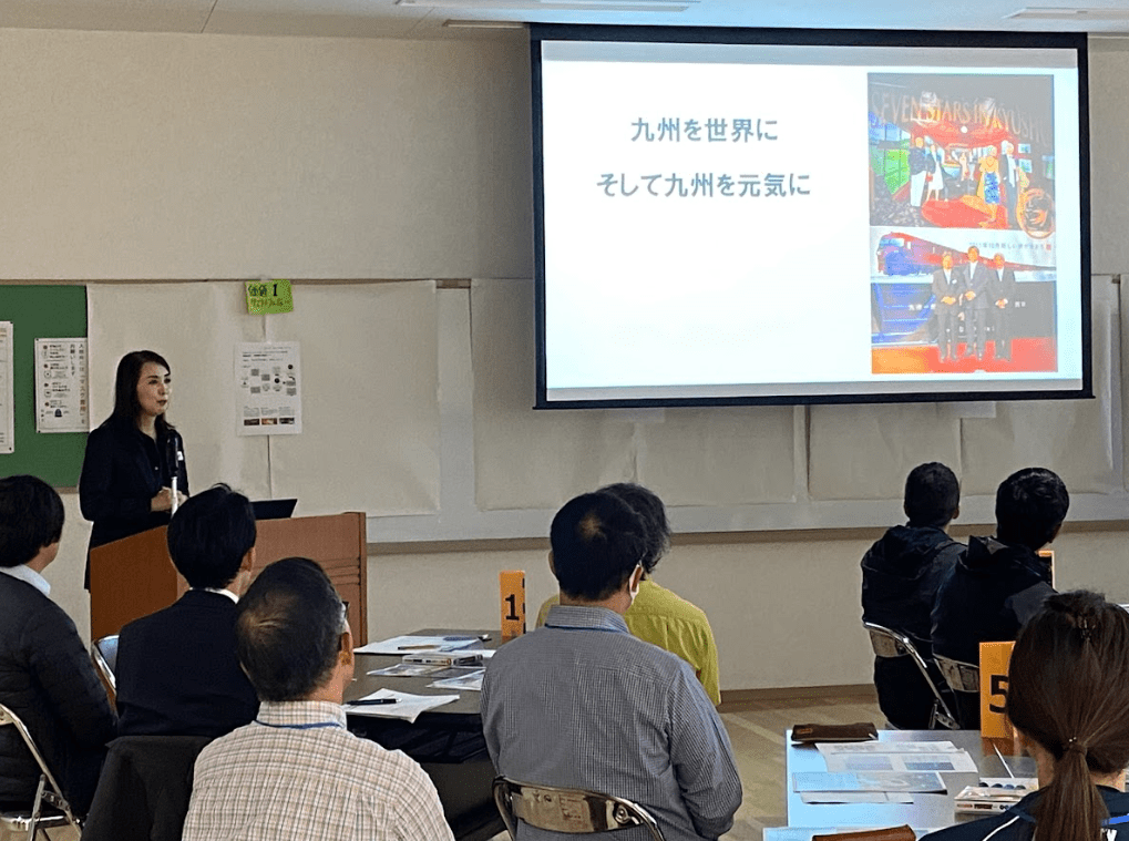 小川次長のセミナーの会場の様子(阿蘇)