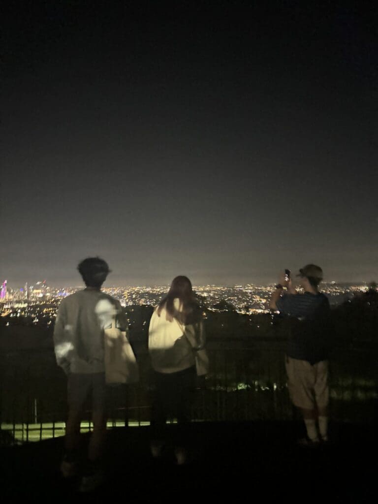 オーストラリアで日本に来ていた留学生と再会した写真