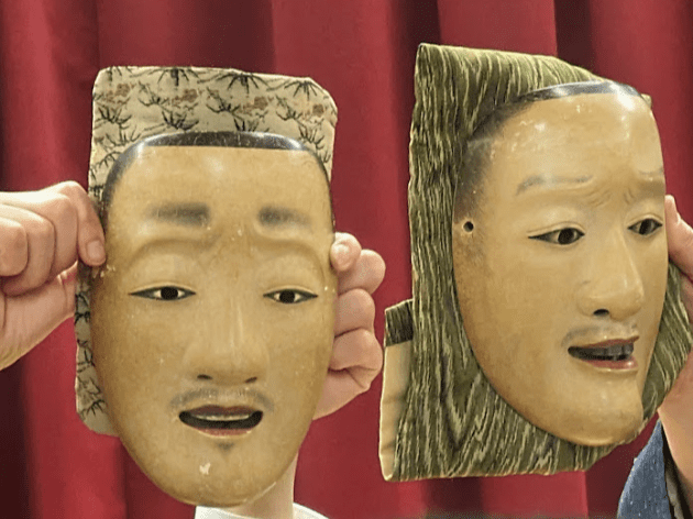 2つの能面