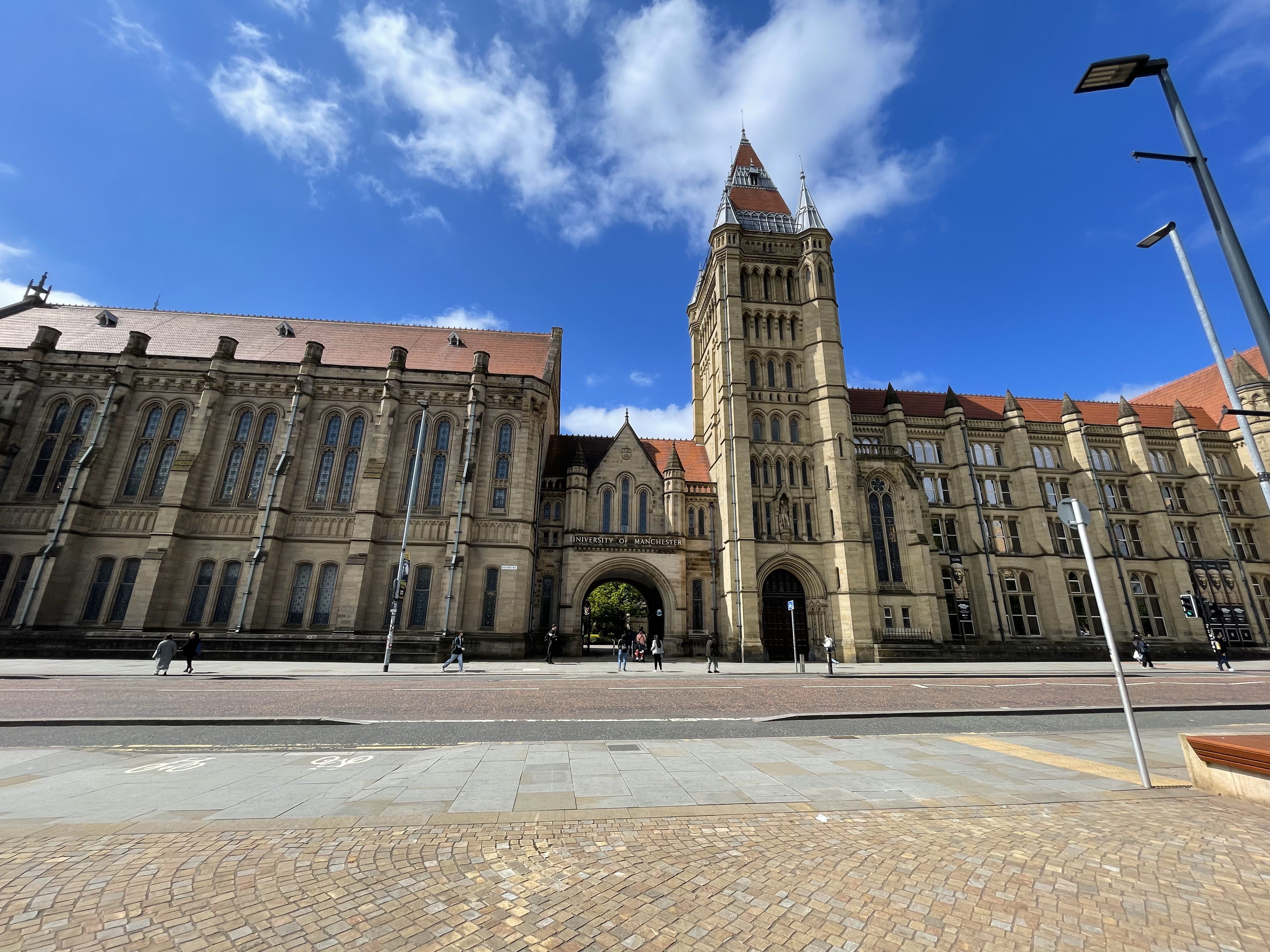 イギリスのマンチェスター大学のメインキャンパス。